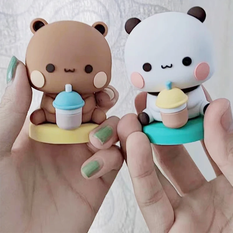 

7cm Cute Mitao Panda Exciting Lucky Bag Blind Box Collectible Action Kawaii Toy Figures Mystery Box Surprise Birthday Gift