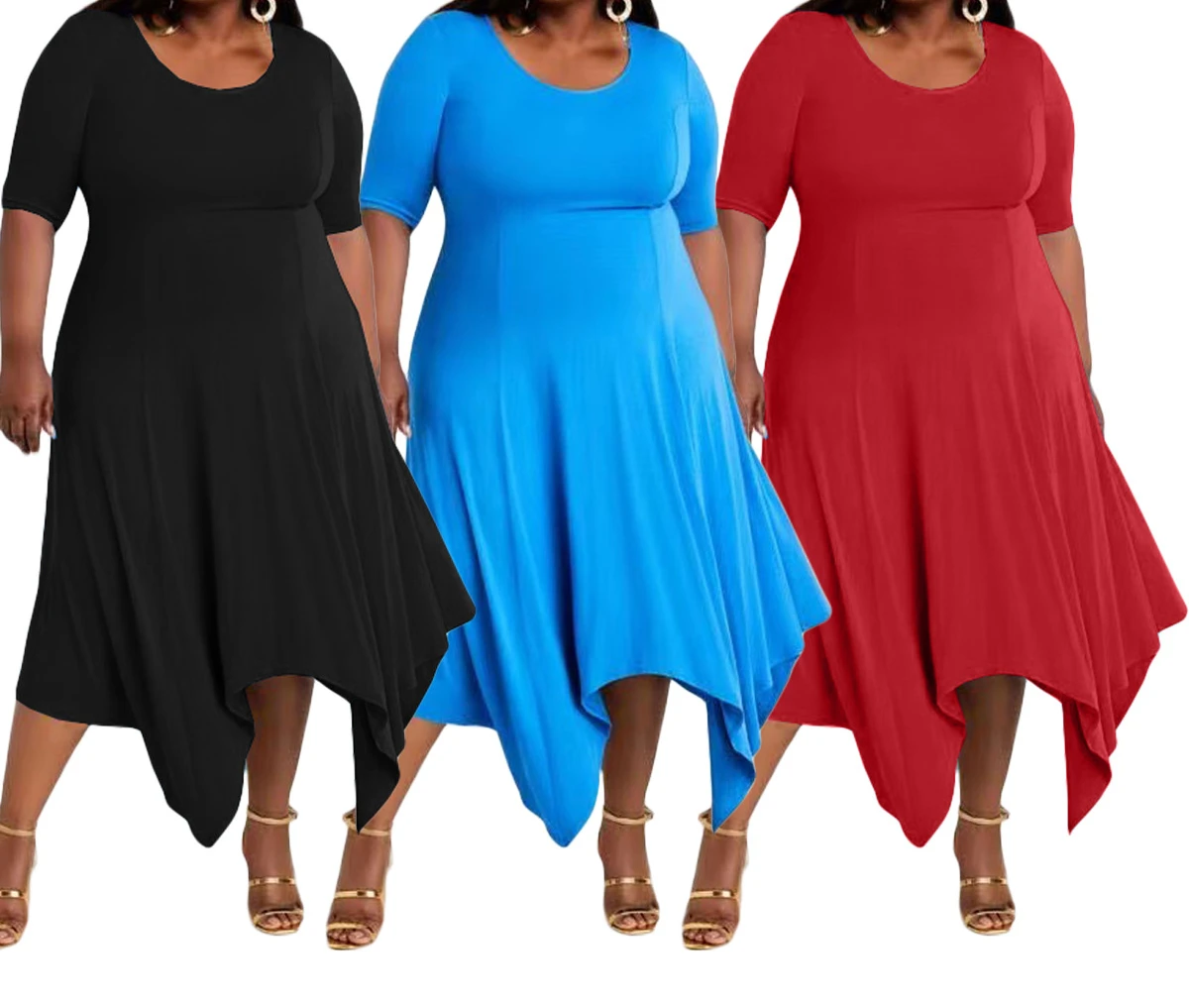Summer Dress 2023 Women Fashion Asymmetric Hem Beach Dresses Ladies Casual Dress Vestidos
Summer Dress 2023 Women Fashion Asymmetric Hem Beach Dresses Ladies Casual Dress Vestidos