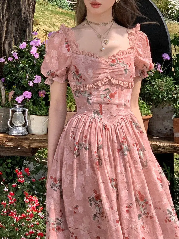Chiffon Printed Dress for Women, Heavy Industry Dress, Long Dress, New rural Style, Elegant Summer
Chiffon Printed Dress for Women, Heavy Industry Dress, Long Dress, New rural Style, Elegant Summer