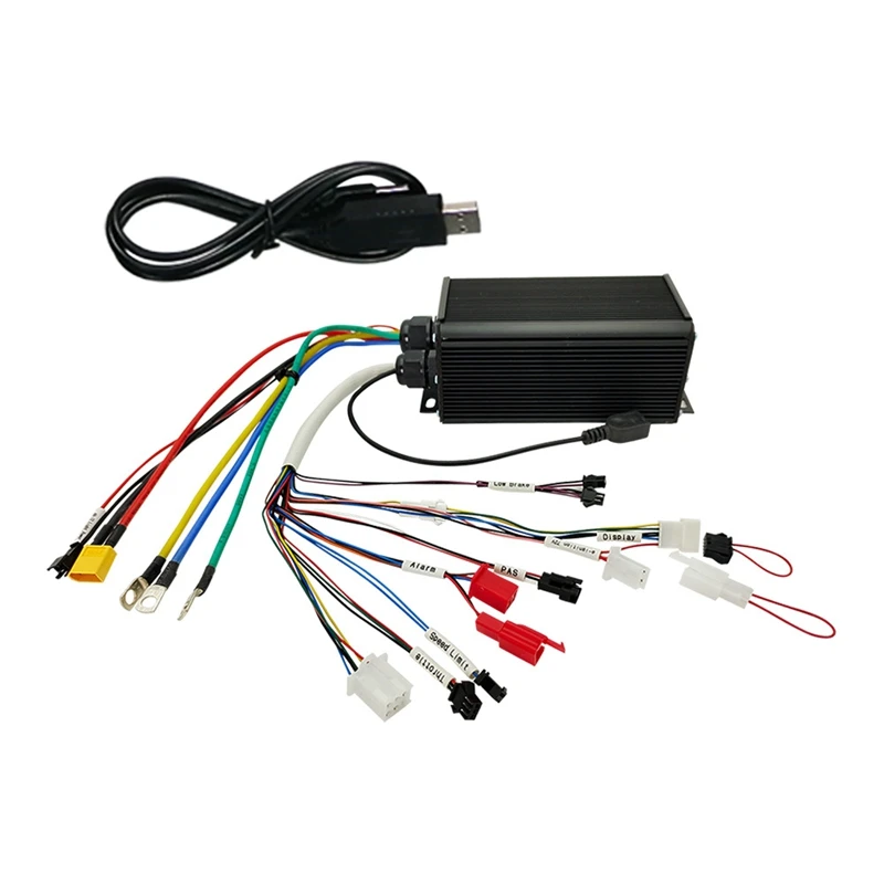 36V 48V 60V 72V 1500-2000W Programmable 45A Sabvoton Sine Wave Controller UART APT1.3DW Protocol For UKC-1 Display Durable
36V 48V 60V 72V 1500-2000W Programmable 45A Sabvoton Sine Wave Controller UART APT1.3DW Protocol For UKC-1 Display Durable