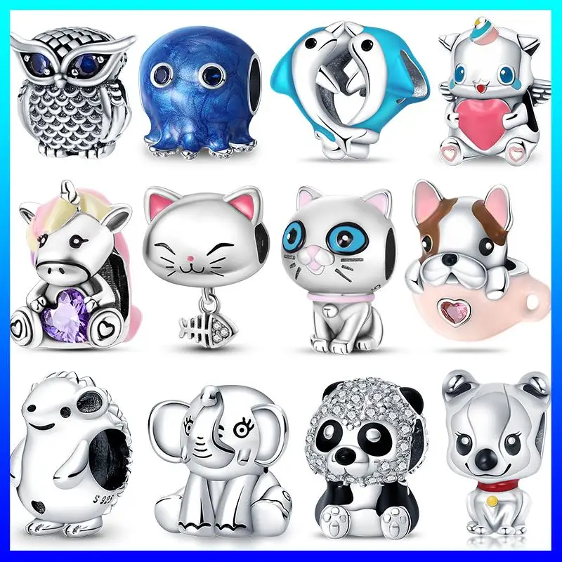 Silver 925 Animal Pet Shape Charm Bead Fit Pandora 925 Original Bracelet Necklace Women 925 Silver Bead Jewelry Gift Hot New in
Silver 925 Animal Pet Shape Charm Bead Fit Pandora 925 Original Bracelet Necklace Women 925 Silver Bead Jewelry Gift Hot New in