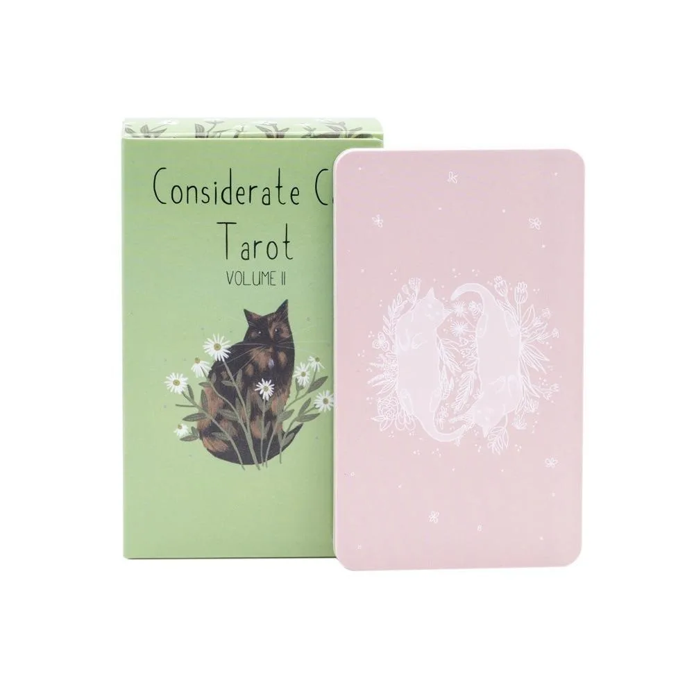 Considerate Cat Tarot 78 Pcs Cards 10.3*6cm A Whimsical Cat Themed Tarot Deck Inspired By The Stories of Rescue Cats
Considerate Cat Tarot 78 Pcs Cards 10.3*6cm A Whimsical Cat Themed Tarot Deck Inspired By The Stories of Rescue Cats
