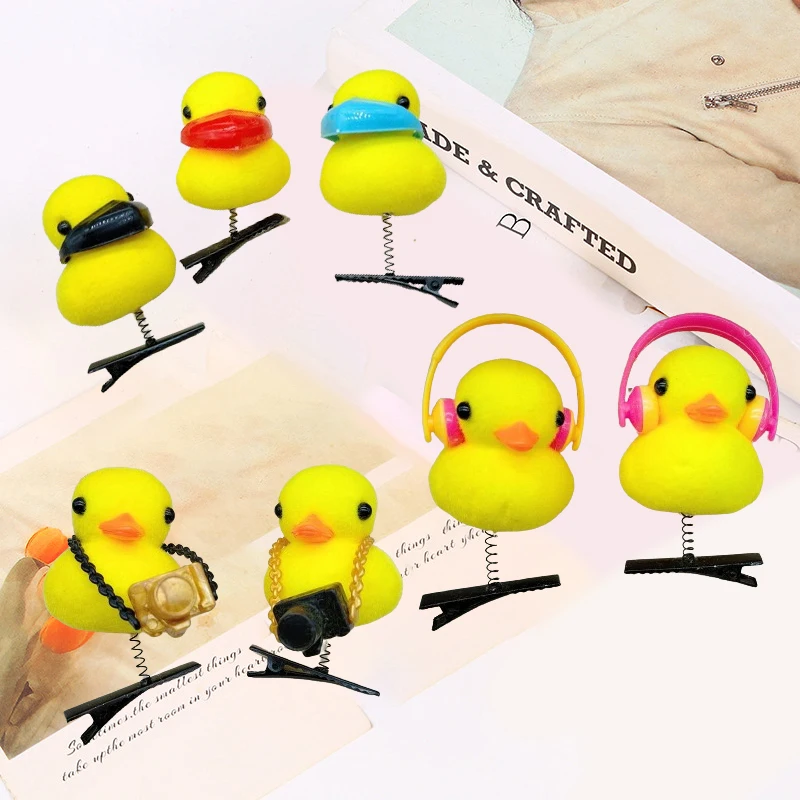 1 шт. мультяшная милая детская маленькая Желтая утка Весенняя шпилька для волос модная заколка с животным утконосом головной убор аксессуары для волос
1 шт. мультяшная милая детская маленькая Желтая утка Весенняя шпилька для волос модная заколка с животным утконосом головной убор аксессуары для волос