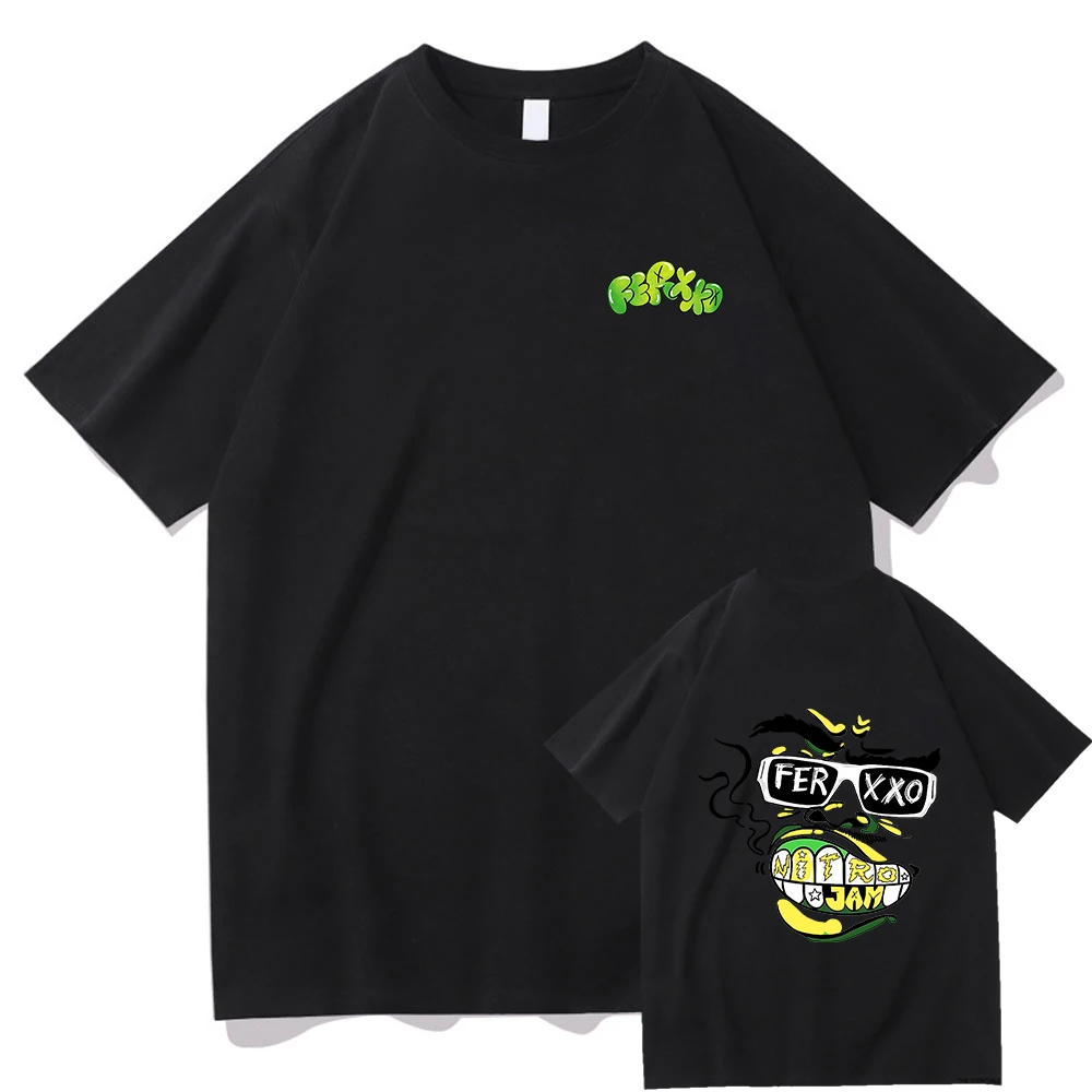 Women T Shirt 100% Cotton Ferxxoo Feid Fashion Men Harajuku Aesthetic Graphic Tshirt Unisex Streetwear Vintage T-Shirts Korea
Women T Shirt 100% Cotton Ferxxoo Feid Fashion Men Harajuku Aesthetic Graphic Tshirt Unisex Streetwear Vintage T-Shirts Korea