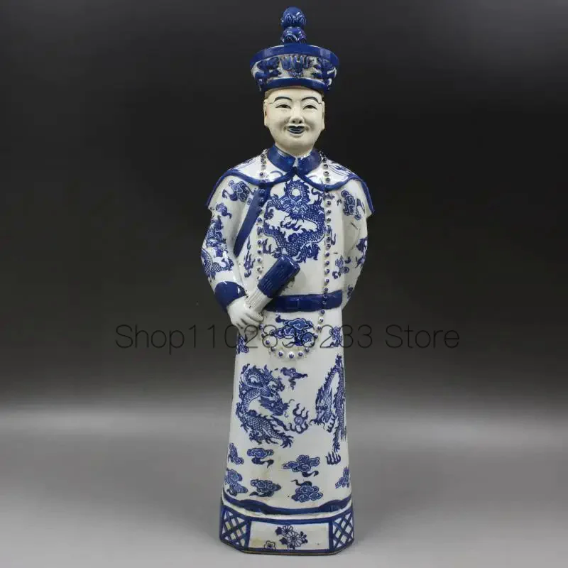 Античная фотоскульптура императора QingDynasty фарфоровая статуэтка, синяя и белая, #3, резная ремесла, украшение, коллекция и украшение, бесплатная доставка
Античная фотоскульптура императора QingDynasty фарфоровая статуэтка, синяя и белая, #3, резная ремесла, украшение, коллекция и украшение, бесплатная доставка