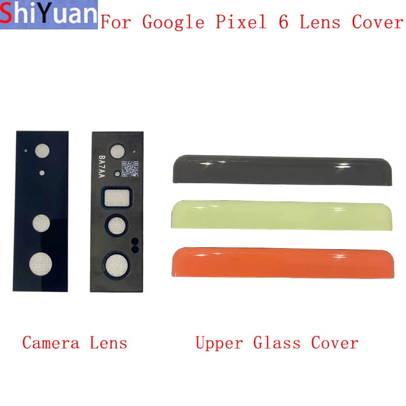 Back Rear Camera Lens Glass For Google Pixel 6 Battery Cover Upper Glass Cover Replacement Repair Parts
Back Rear Camera Lens Glass For Google Pixel 6 Battery Cover Upper Glass Cover Replacement Repair Parts