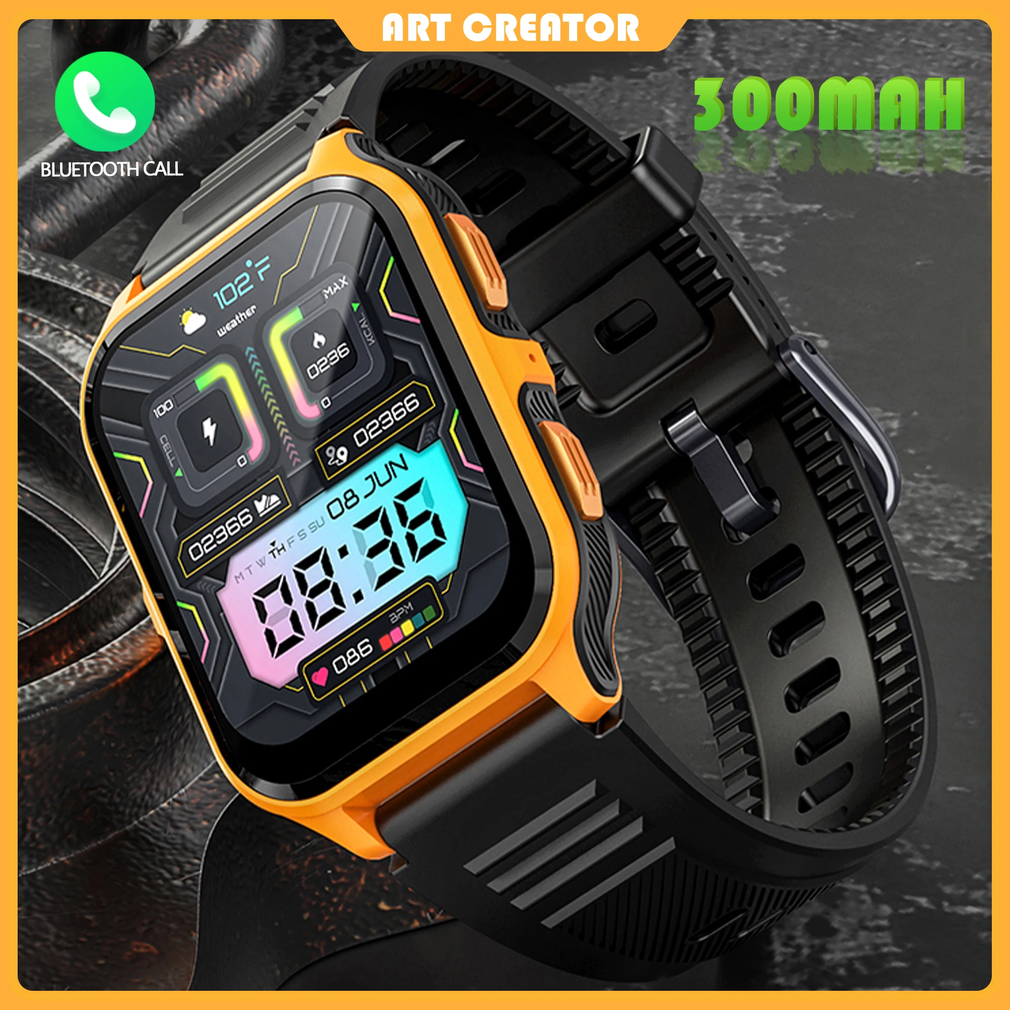 New 1.83" Heart Rate/Blood Pressure SmartWatch for Men Bluetooth call information push outdoor three defense adult sports watch
New 1.83" Heart Rate/Blood Pressure SmartWatch for Men Bluetooth call information push outdoor three defense adult sports watch
