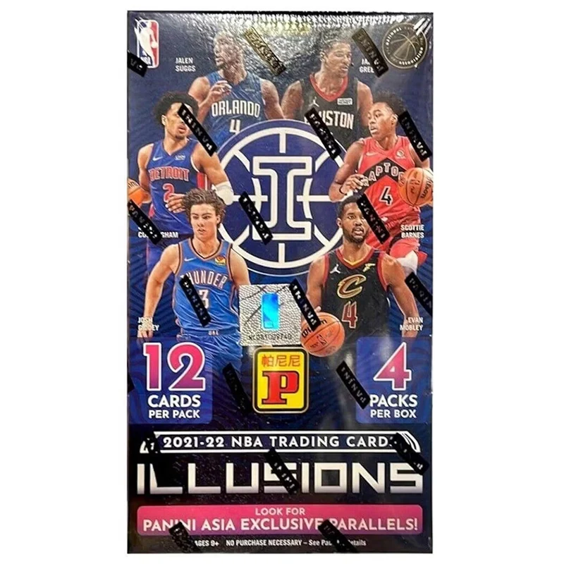 2021/22 Panini Illusions Basketball Asia Box (12 Cards Per Pack) In Stock Fast Shipping
2021/22 Panini Illusions Basketball Asia Box (12 Cards Per Pack) In Stock Fast Shipping