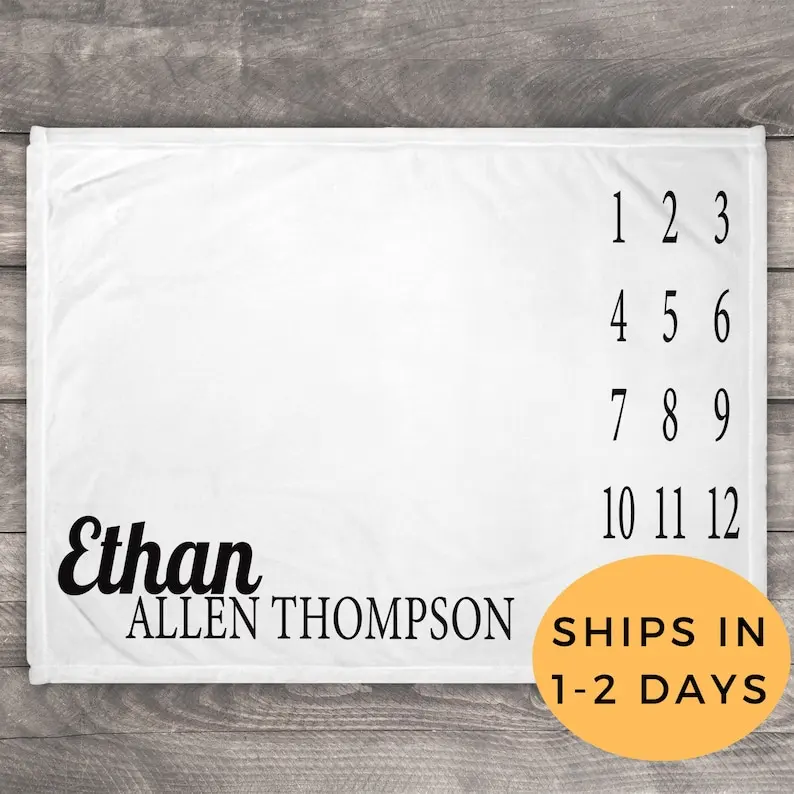Monthly Milestone Blanket Boy, Baby Milestone Blanket Boy, Personalized Milestone Blanket Boy, Newborn Milestone Blanket, Name M
Monthly Milestone Blanket Boy, Baby Milestone Blanket Boy, Personalized Milestone Blanket Boy, Newborn Milestone Blanket, Name M