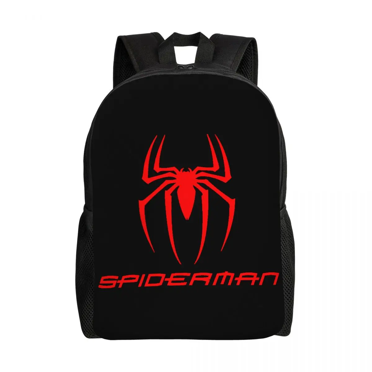 

Custom Spiderman Superhero Cartoon Backpacks Women Men Basic Bookbag for School College Marvel Bags