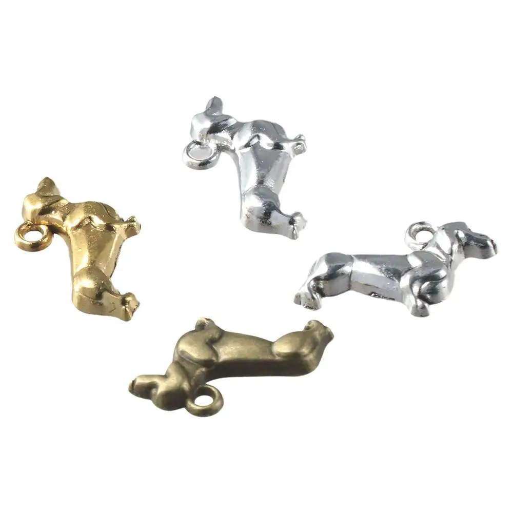 Bronze, silver, bright silver, gold Dog Shape Charms Alloy Metal Hanging Charms DIY Craft Earring Bracelet
Bronze, silver, bright silver, gold Dog Shape Charms Alloy Metal Hanging Charms DIY Craft Earring Bracelet