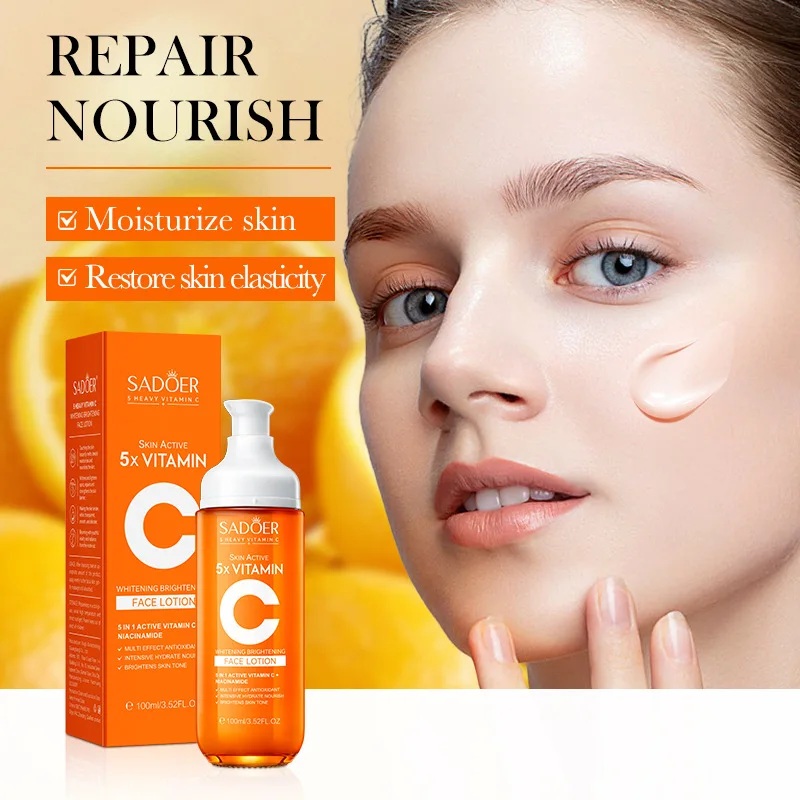 5x Vitamin C Face Cream Skin Care Spots Freckles Remover Whitening Moisturizing Anit-Aging Emulsion Cosmetics Beauty Health
5x Vitamin C Face Cream Skin Care Spots Freckles Remover Whitening Moisturizing Anit-Aging Emulsion Cosmetics Beauty Health