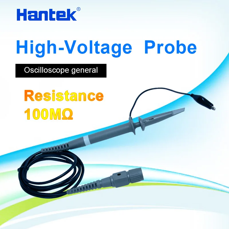 

Hantek T3100 Digital Oscilloscope Probe X1 X100 100Mhz High Voltage Osciloscopio Test Probes Accessories Cable Length 120CM