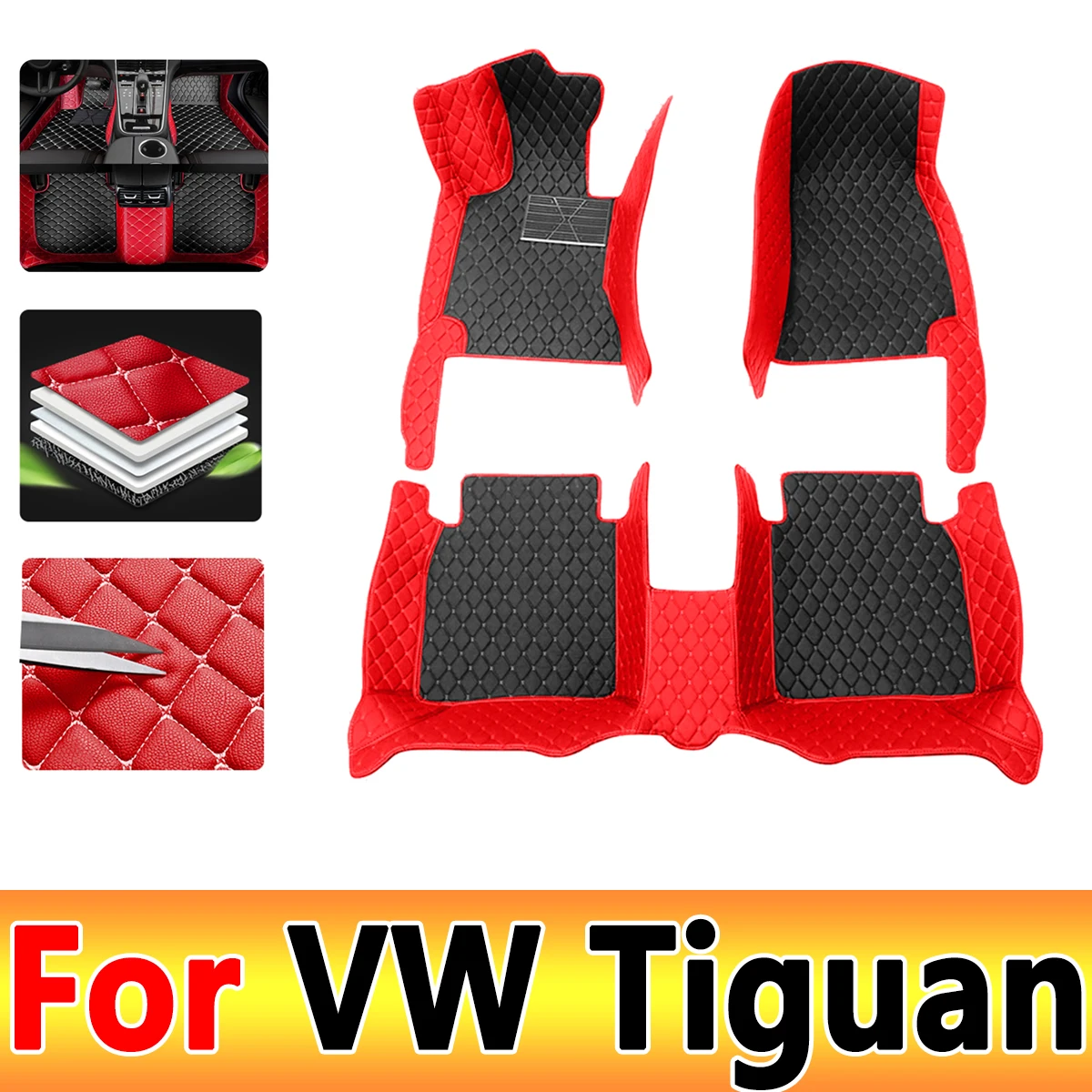Floor Mats For Volkswagen Tiguan Allspace AD BW 2017~2022 Waterproof Carpet Car Floor Mat Tapis Voiture Car Accessories Interior
Floor Mats For Volkswagen Tiguan Allspace AD BW 2017~2022 Waterproof Carpet Car Floor Mat Tapis Voiture Car Accessories Interior