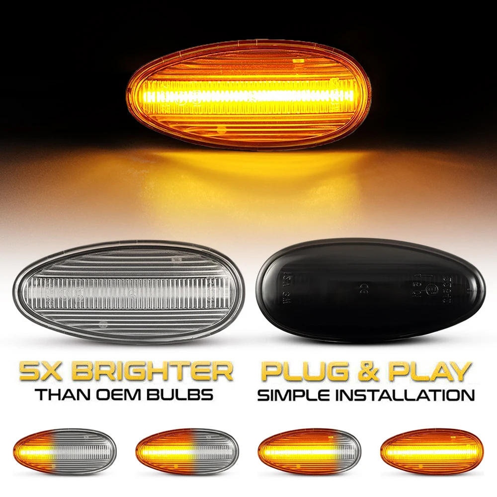 Sequential Turn Signal Indicator LED Dynamic Side Marker Light For Mitsubishi Outlander Lancer Freeca Adventure Pajero Eclipse
Sequential Turn Signal Indicator LED Dynamic Side Marker Light For Mitsubishi Outlander Lancer Freeca Adventure Pajero Eclipse