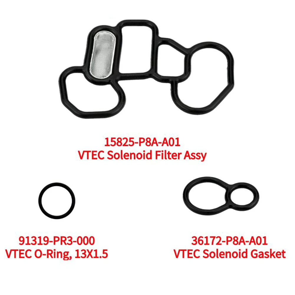 3Pcs Solenoid Spool Valve Gasket Kit For Honda For Accord 15825-P8A-A01, 91319-PR3-000, 36172-P8A-A01 Easy Installation Direct
3Pcs Solenoid Spool Valve Gasket Kit For Honda For Accord 15825-P8A-A01, 91319-PR3-000, 36172-P8A-A01 Easy Installation Direct