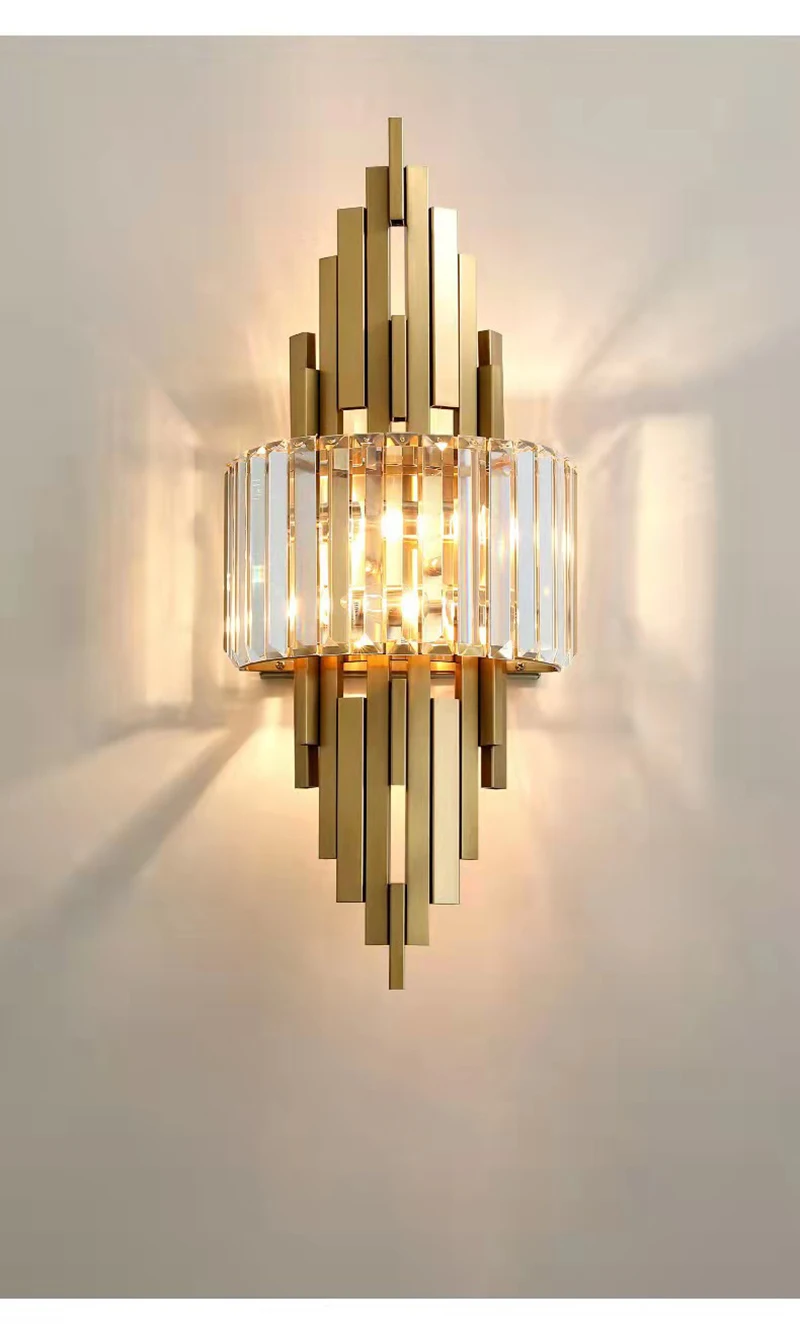 Light Luxury LED Wall Lamp Crystal Modern Wall Light Gold Nordic Wall Sconce Indoor Lighting Home Decor Living Room Bedroom Light Luxury LED Wall Lamp Crystal Modern Wall Light Gold Nordic Wall Sconce Indoor Lighting Home Decor Living Room Bedroom