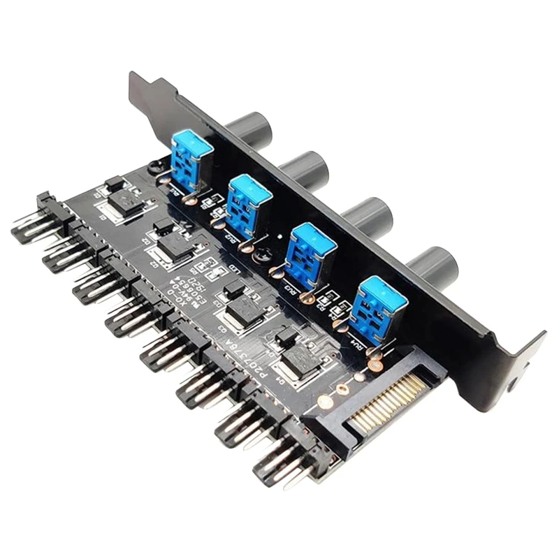 Перегородка шасси Pci Bit контроллер скорости вентилятора 8Way 4-ручной концентратор радиатор внешний переключатель управления скоростью для настольных компьютеров
Перегородка шасси Pci Bit контроллер скорости вентилятора 8Way 4-ручной концентратор радиатор внешний переключатель управления скоростью для настольных компьютеров