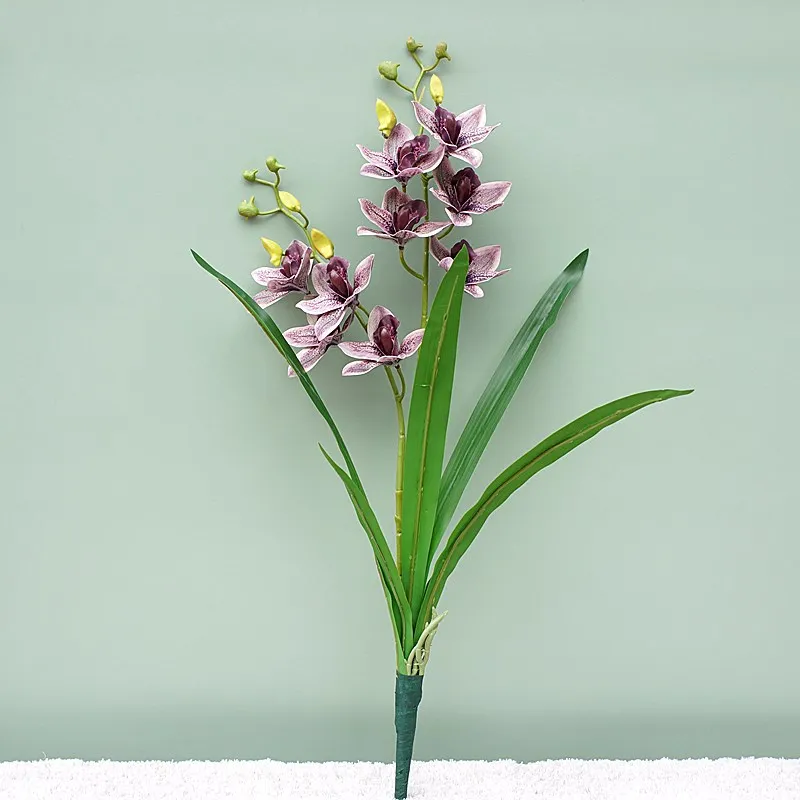 Simulation Silk Flower Arrangement Green Plant Artificial Orchid Small Huilan Fake Flowers Wedding Home Garden Decoration Art
Simulation Silk Flower Arrangement Green Plant Artificial Orchid Small Huilan Fake Flowers Wedding Home Garden Decoration Art