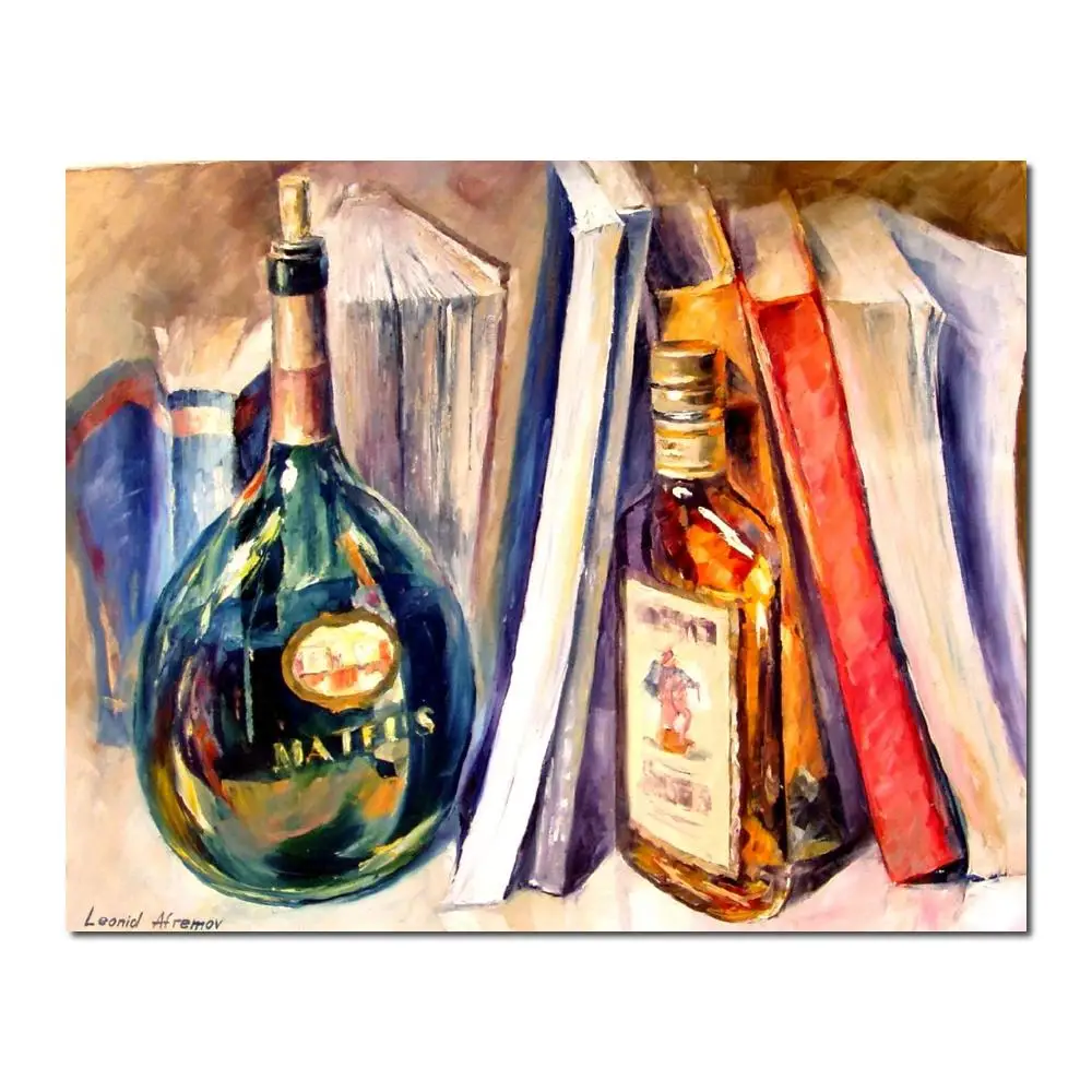 beautiful Painting Home Decor bottles and books Colorful oil paintings Canvas Modern Fine Art High quality Hand painted
beautiful Painting Home Decor bottles and books Colorful oil paintings Canvas Modern Fine Art High quality Hand painted