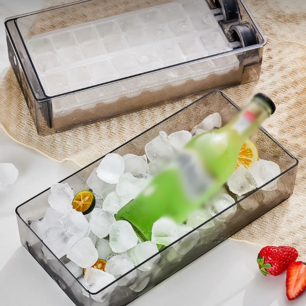 Ice Cube Tray Mould Easy Release Large Capacity Ice Storagefor Beverages Rotating Feature One-button Press-type Easy Release Ice
Ice Cube Tray Mould Easy Release Large Capacity Ice Storagefor Beverages Rotating Feature One-button Press-type Easy Release Ice