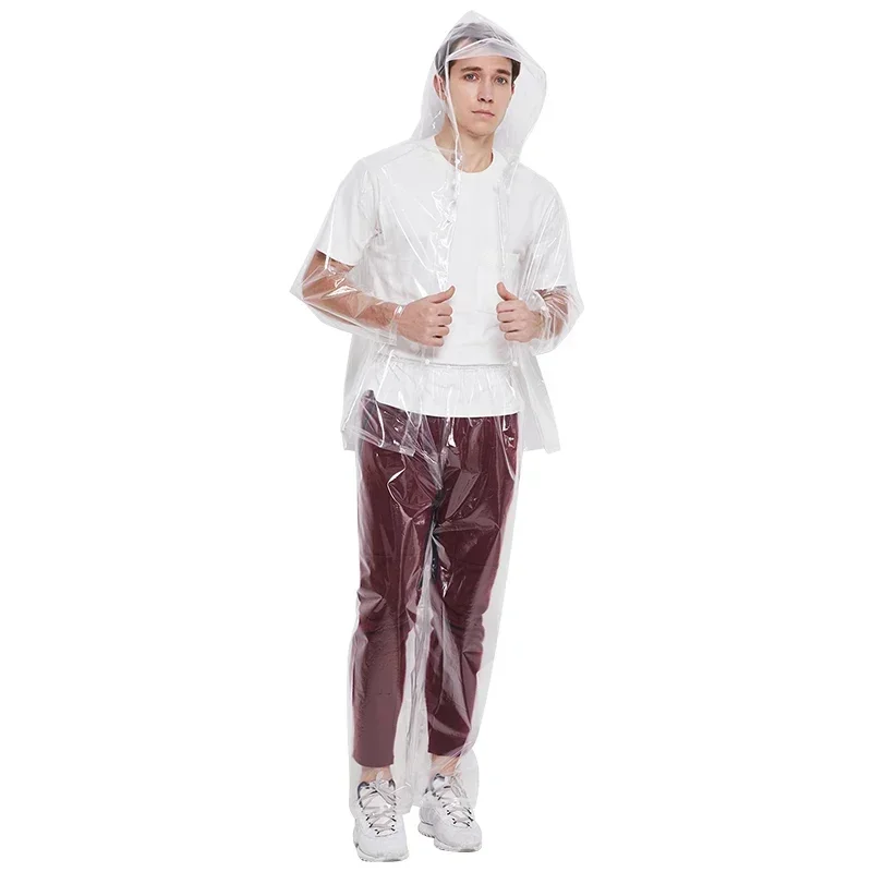 Men's With Plastic Women's for Hood Clear Transparent Raincoat Suit Touring Jacket Rain Hiking Biking
Men's With Plastic Women's for Hood Clear Transparent Raincoat Suit Touring Jacket Rain Hiking Biking