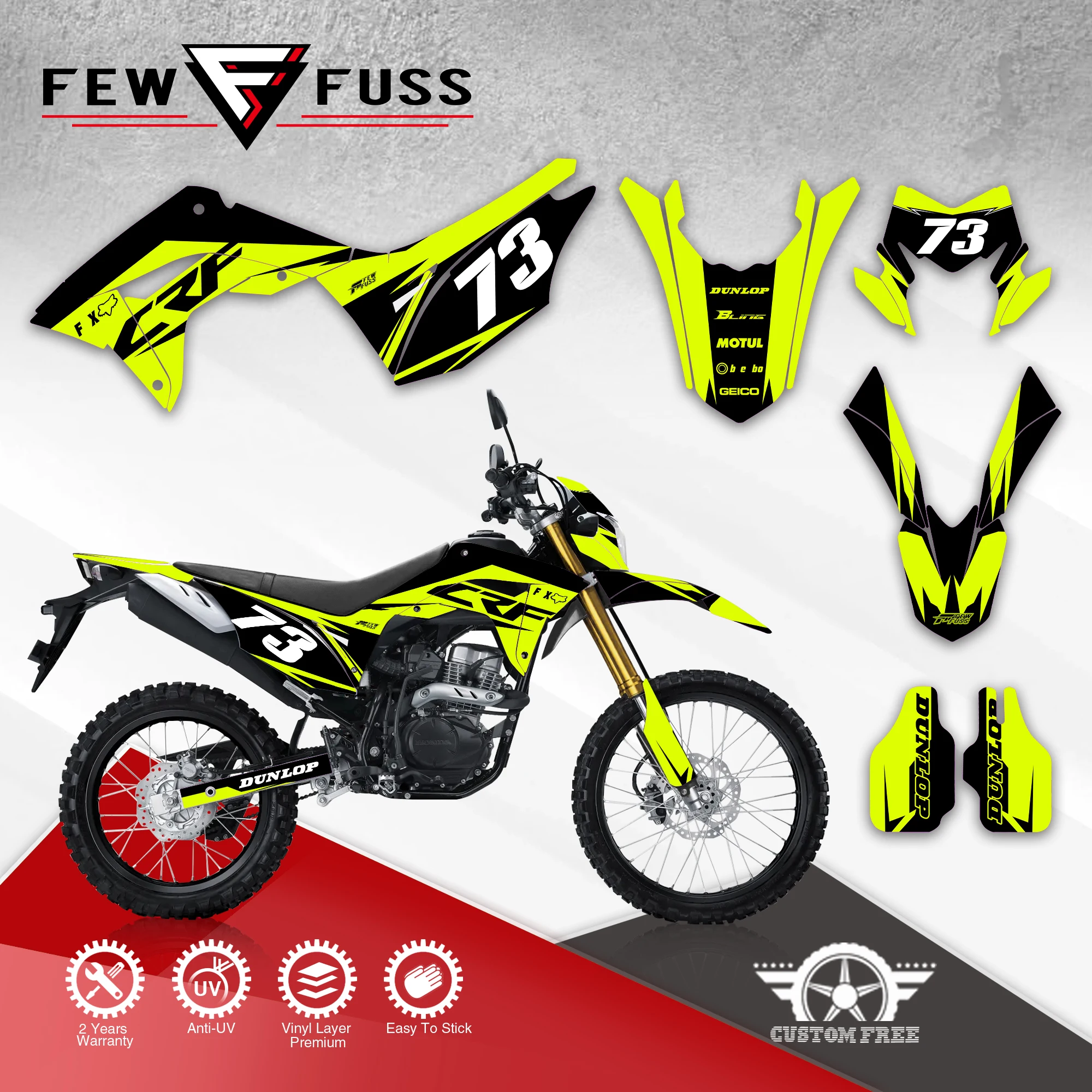 Наклейки FEWFUSS Team Graphics фоны под заказ наклейки на заказ для HONDA 19-21CRF150L 2019 2020 2021 002
Наклейки FEWFUSS Team Graphics фоны под заказ наклейки на заказ для HONDA 19-21CRF150L 2019 2020 2021 002