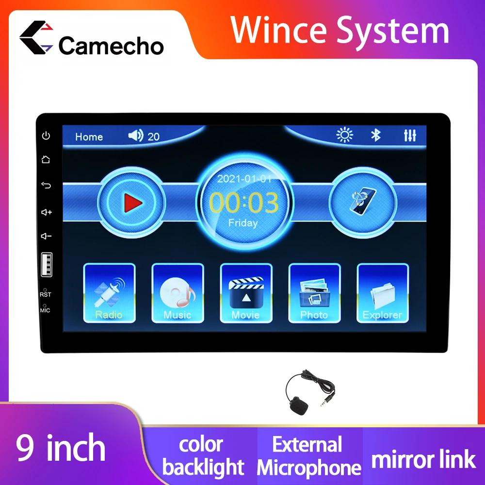 Автомагнитола Camecho, 9 дюймов, сенсорный экран, 1 din, мультимедийный видеоплеер, Bluetooth, USB, аудио, MP5, GPS-навигация, красочная подсветка
Автомагнитола Camecho, 9 дюймов, сенсорный экран, 1 din, мультимедийный видеоплеер, Bluetooth, USB, аудио, MP5, GPS-навигация, красочная подсветка