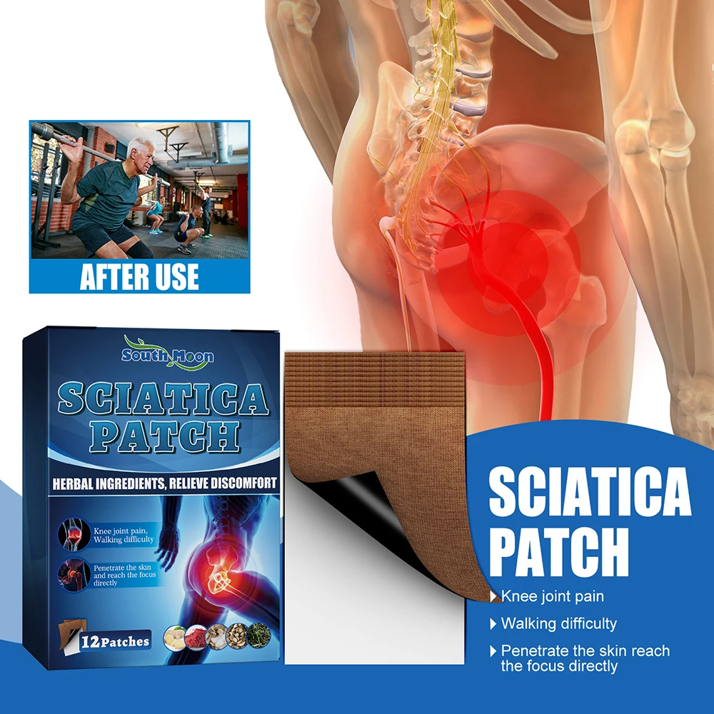 Sciatica Pain Relief Patch Piriformis Hip Massage Care Sticker Muscle Joint Knee Pain Femoral Head Necrosis Ischial Pain
Sciatica Pain Relief Patch Piriformis Hip Massage Care Sticker Muscle Joint Knee Pain Femoral Head Necrosis Ischial Pain