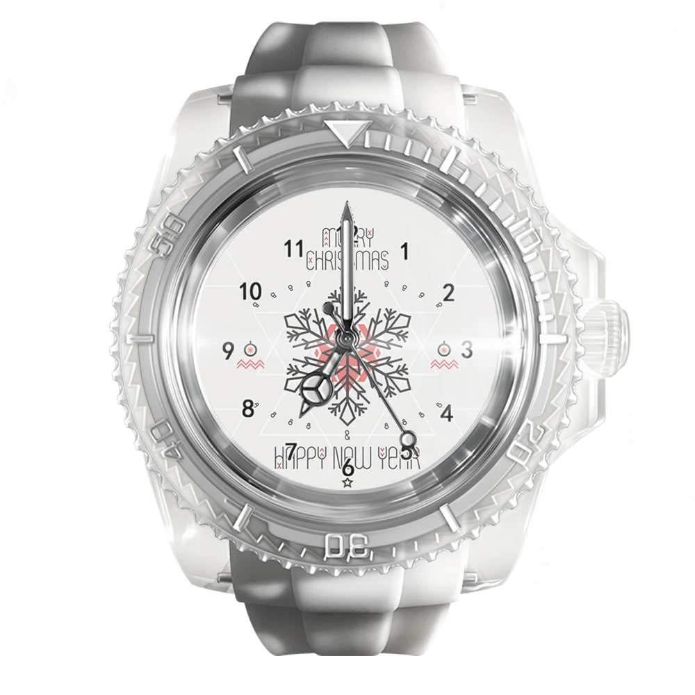 New Fashion Transparent Silicone White Watch Snowflake Landscape Letter Watches Men's and Women's Quartz Sports Wrist Watch
New Fashion Transparent Silicone White Watch Snowflake Landscape Letter Watches Men's and Women's Quartz Sports Wrist Watch