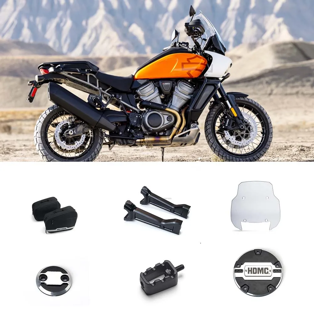 Motorcycle Accessories FOR PAN AMERICA 1250 2021 2022 NEW Adventure 11 Windshield Headlamp Guard Exhaust Shield Insert Risers
Motorcycle Accessories FOR PAN AMERICA 1250 2021 2022 NEW Adventure 11 Windshield Headlamp Guard Exhaust Shield Insert Risers