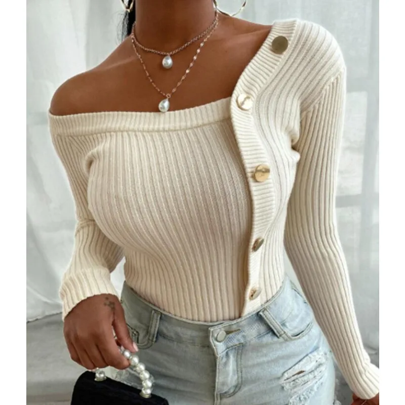 Autumn/Winter New Women's Fashion Splice Button Thread Top Female Casual Clothing Commuting Long Sleeved Pullover for Women
Autumn/Winter New Women's Fashion Splice Button Thread Top Female Casual Clothing Commuting Long Sleeved Pullover for Women