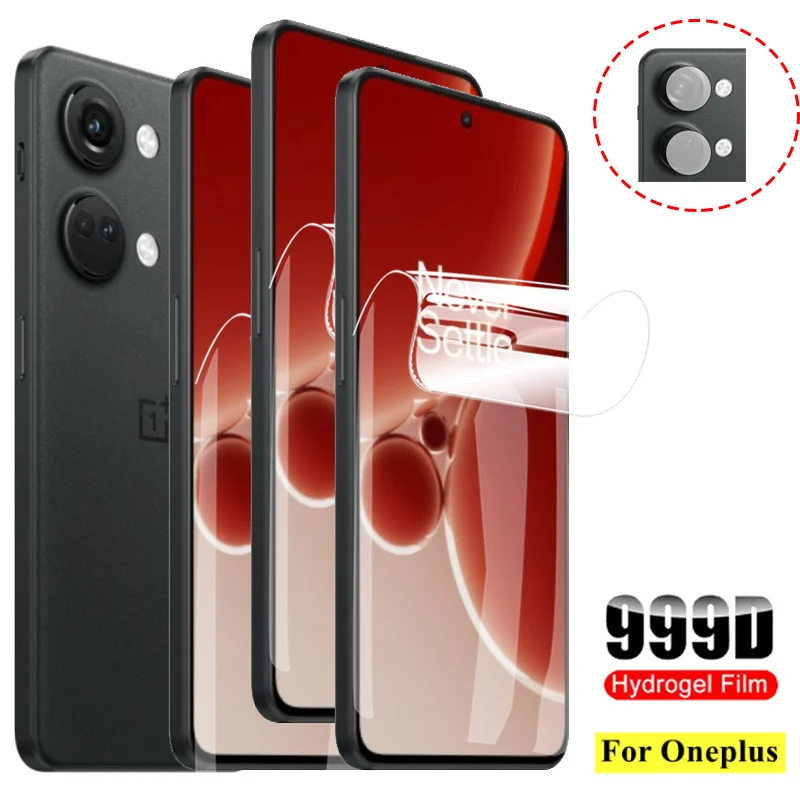 

Hydrogel Film For oneplus nord 3 Screen Protector For oneplus nord2 5g nord ce2 lite Transparent Soft Film oneplus nord3 Smartphone Curved Safety Protective Hidrogel one plus nord3 Not Glass