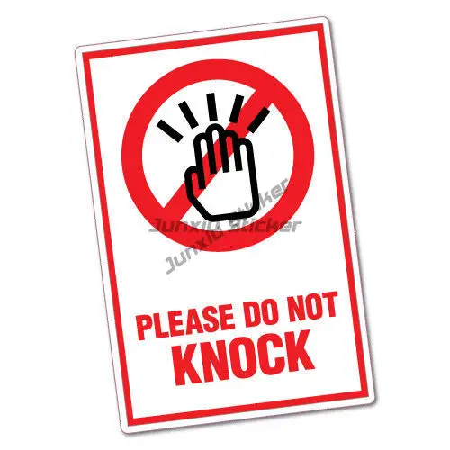Warning Please Do Not Knock Sticker Decal Safety Sign Car Vinyl Bumper Window Trunk Guitar Cover scratches Exterior Decor
Warning Please Do Not Knock Sticker Decal Safety Sign Car Vinyl Bumper Window Trunk Guitar Cover scratches Exterior Decor
