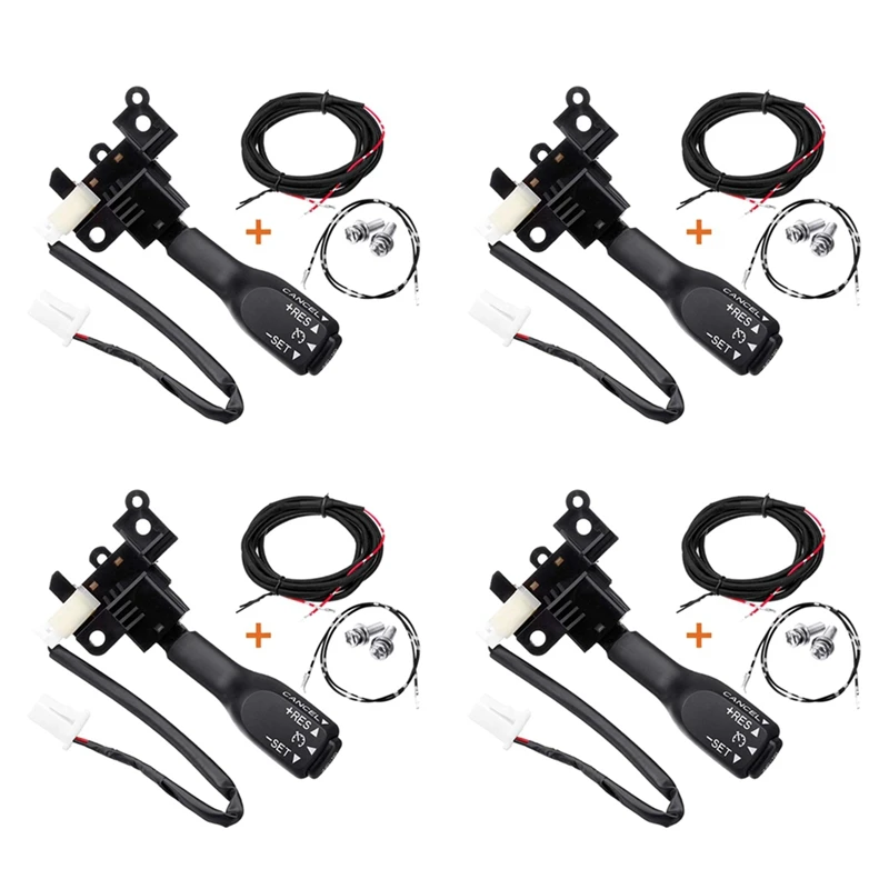 

4X Car Cruise Control Switch With Harness For Toyota Corolla Camry Prius Land Cruiser RAV4 Hilux 84632-34011