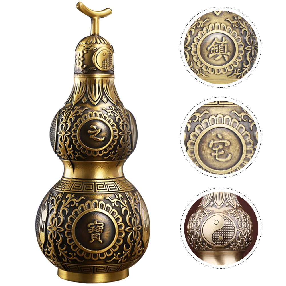 Crafts Decor Vintage Gourd Statue Decorations for Home to Open Treasure Brass Adorn
Crafts Decor Vintage Gourd Statue Decorations for Home to Open Treasure Brass Adorn