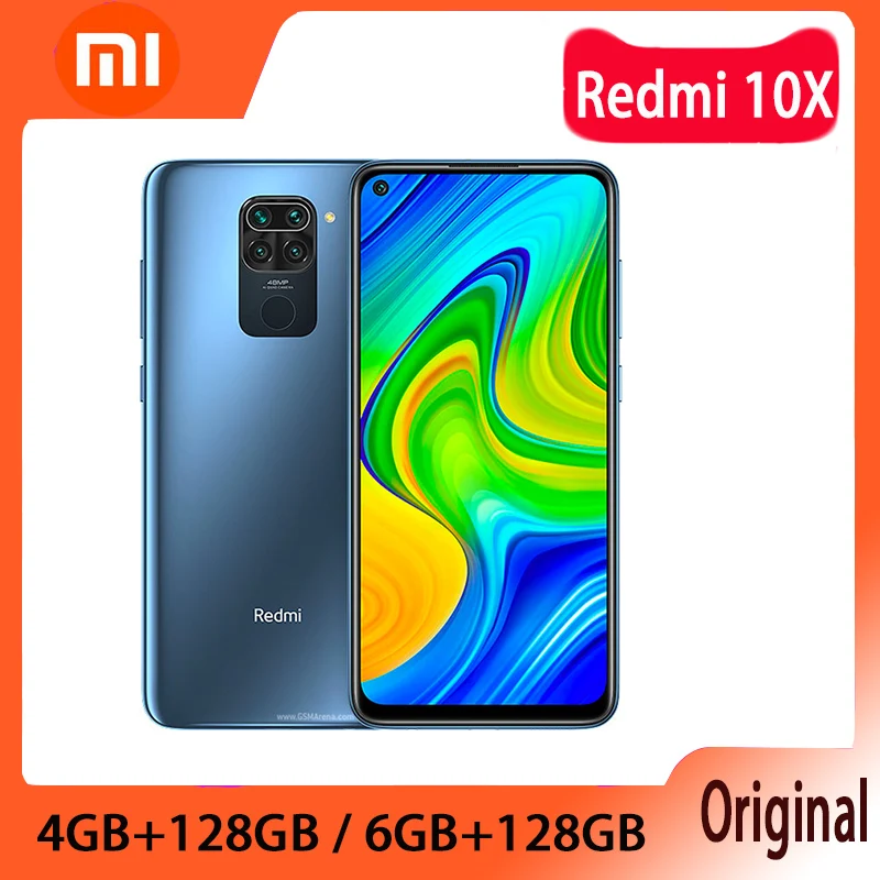 Xiaomi Redmi 10X / Note 9 Global 128GB 4GB RAM/ 6GB RAM Mobile Phone MTK Helio G85 Octa-core 48MP Quad Camera 5020mAh |