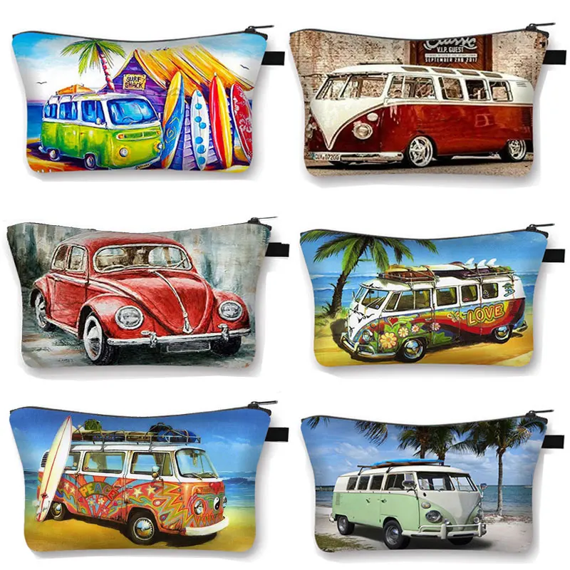 Colored cars on seaside vacation Cosmetic Bag Women Makeup Bag British Car Girls Storage Bags Ladies Portable Cosmetic Case Gift
Colored cars on seaside vacation Cosmetic Bag Women Makeup Bag British Car Girls Storage Bags Ladies Portable Cosmetic Case Gift