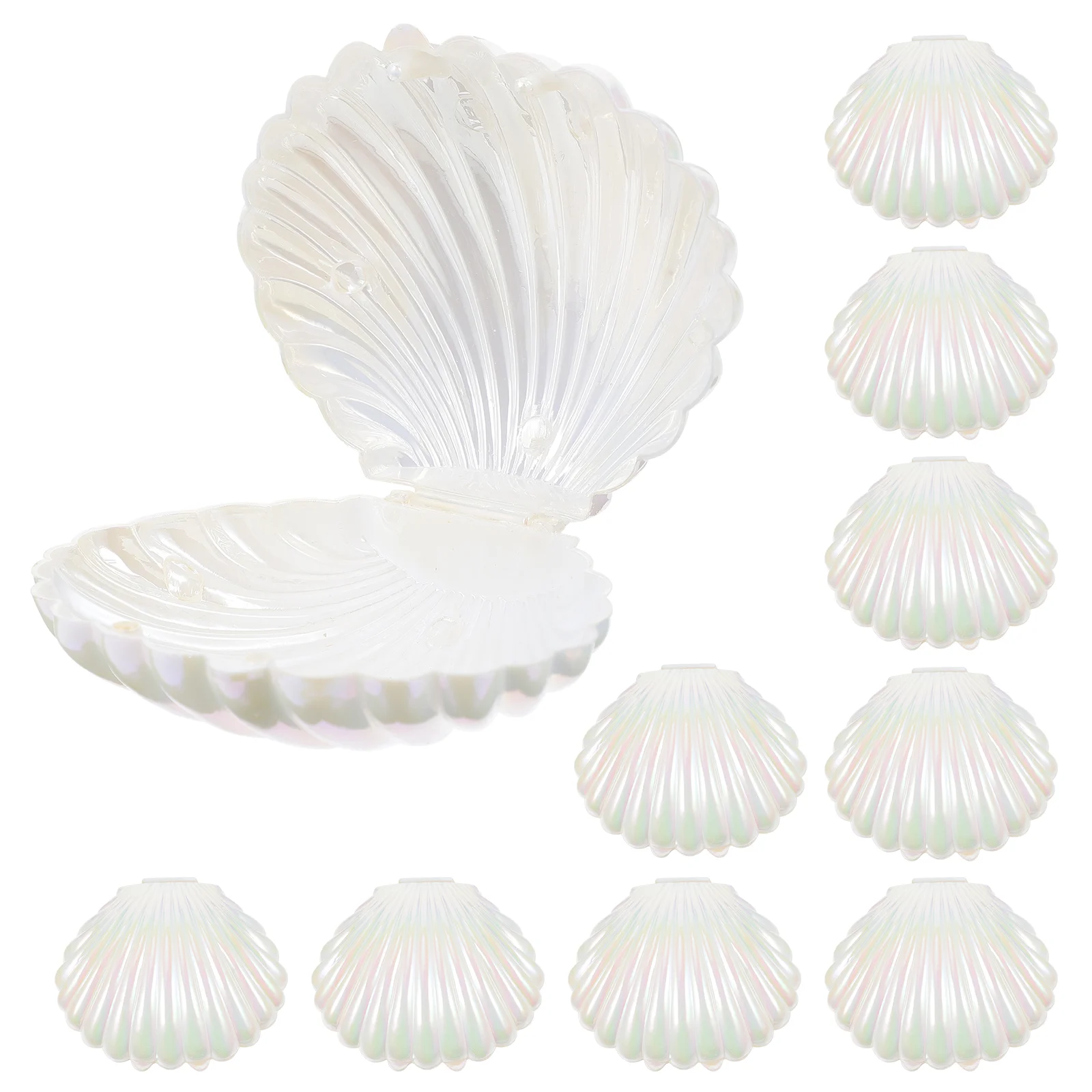 10pcs Shell Candy Storage Boxes Seashell Candy Boxes Plastic Wedding Mini Sea Shells Storage Case Jewelry Box
10pcs Shell Candy Storage Boxes Seashell Candy Boxes Plastic Wedding Mini Sea Shells Storage Case Jewelry Box
