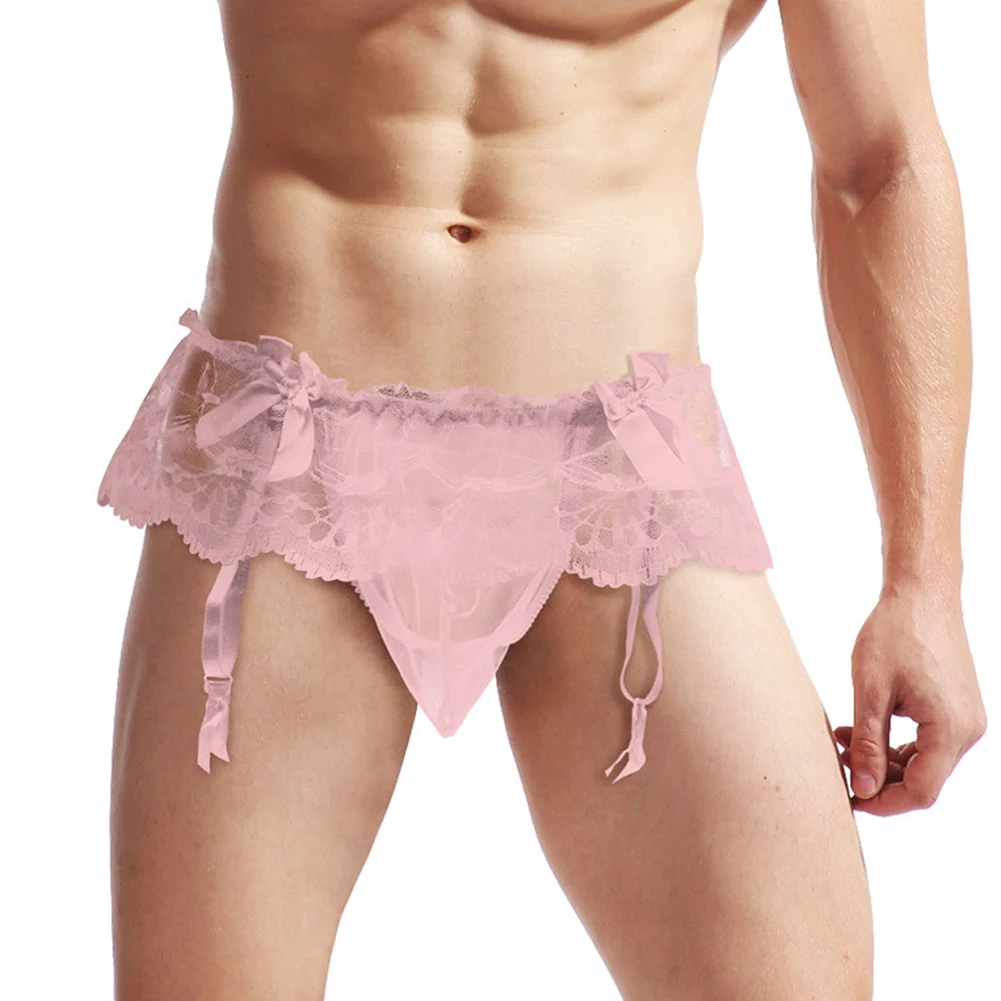 Men Sexy Lace See Through Thong Briefs Sissy Big Pouch Panties Garter Belt Skirt Border Underpants Erotic Underwear Lingerie
Men Sexy Lace See Through Thong Briefs Sissy Big Pouch Panties Garter Belt Skirt Border Underpants Erotic Underwear Lingerie