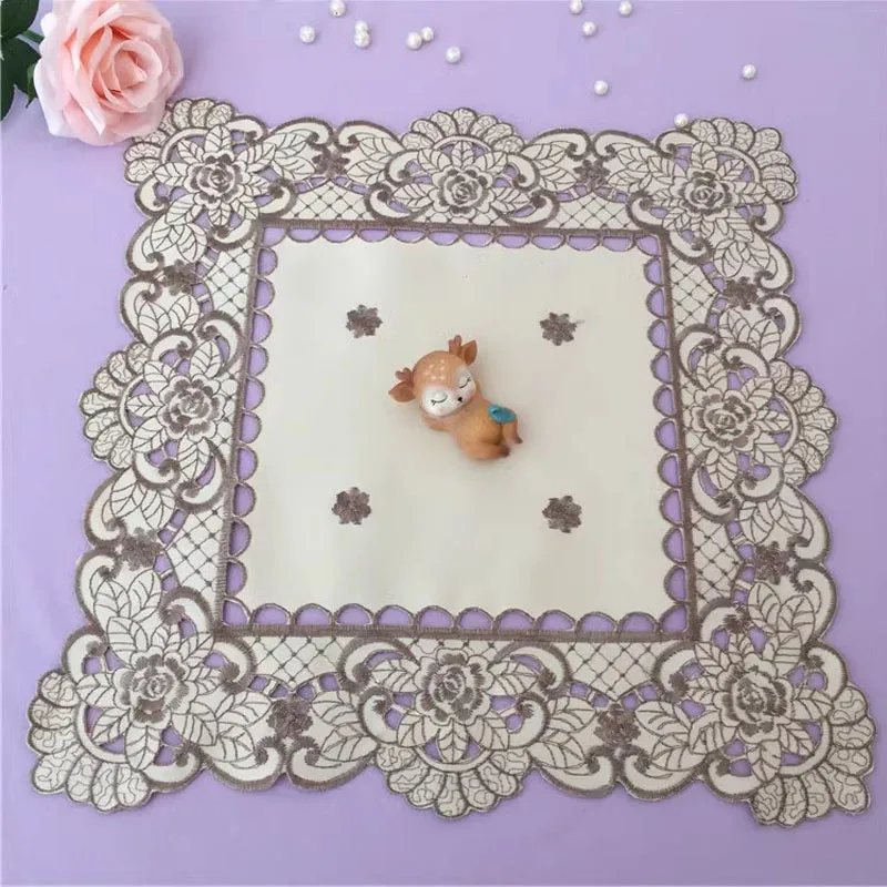 Europe satin flower Embroidery table cloth cover wedding tablecloth party kitchen Christmas Table decoration and accessories
Europe satin flower Embroidery table cloth cover wedding tablecloth party kitchen Christmas Table decoration and accessories