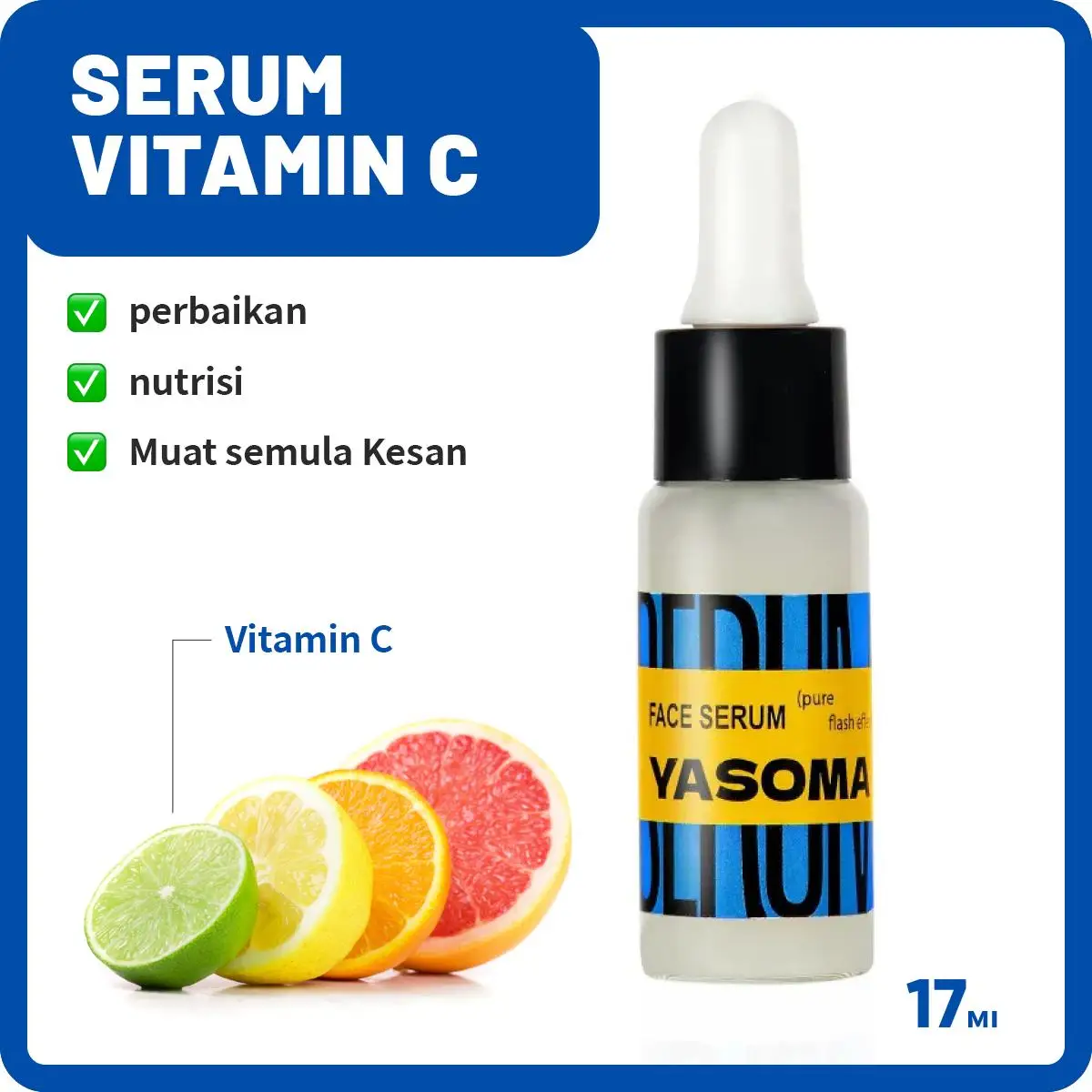 YASOMA VC Essence Whitening Anti-wrinkle Improve Fine Lines Lift Shrink Pores Moisturize Facial Care
YASOMA VC Essence Whitening Anti-wrinkle Improve Fine Lines Lift Shrink Pores Moisturize Facial Care
