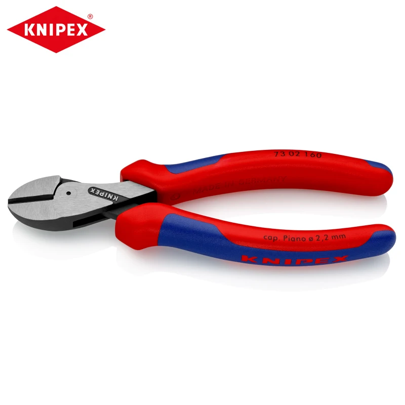 

KNIPEX X-Cut 73 02 160 Compact Diagonal Cutter High Lever Transmission Powerful Plier