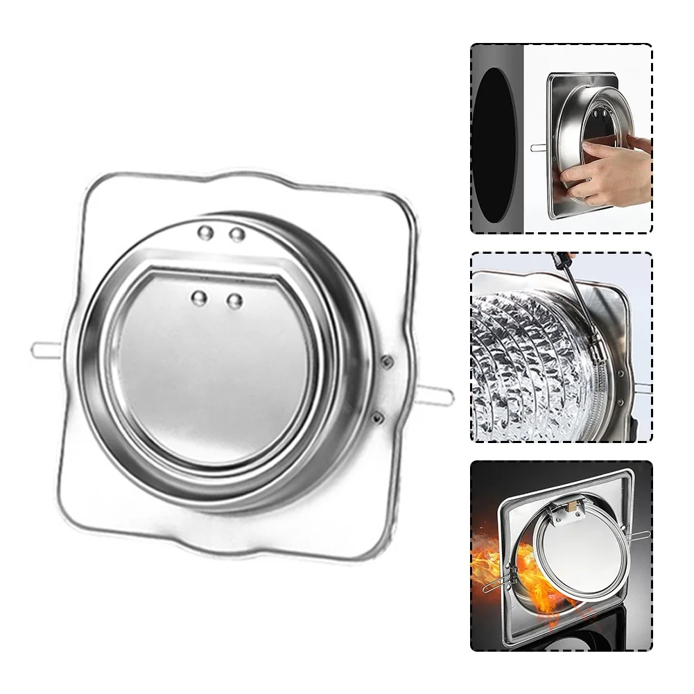1pc Stainless Steel Check Valve Range Hood Pipe Check Valve Ventilation Round Pipe Check Valve For Air Duct Accessories
1pc Stainless Steel Check Valve Range Hood Pipe Check Valve Ventilation Round Pipe Check Valve For Air Duct Accessories