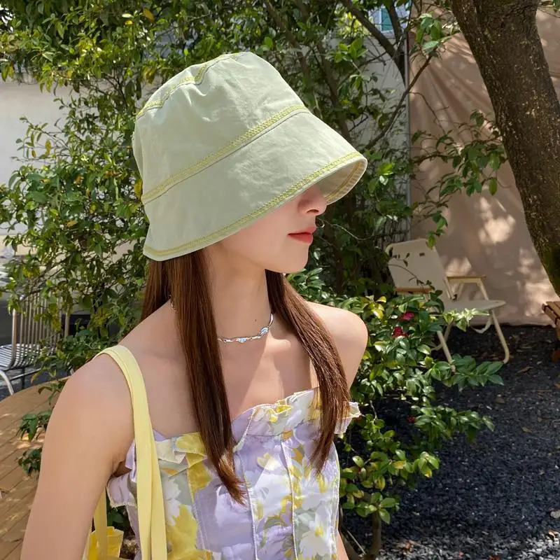Summer Solid Colour Fisherman Hat Female Foldable Bucket Hat Japanese Outdoor Small Basin Cap
Summer Solid Colour Fisherman Hat Female Foldable Bucket Hat Japanese Outdoor Small Basin Cap