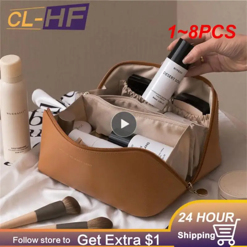 Вместительная дорожная косметичка для женщин, органайзер для туалетных принадлежностей, для хранения косметики, 1-8 шт.
Вместительная дорожная косметичка для женщин, органайзер для туалетных принадлежностей, для хранения косметики, 1-8 шт.