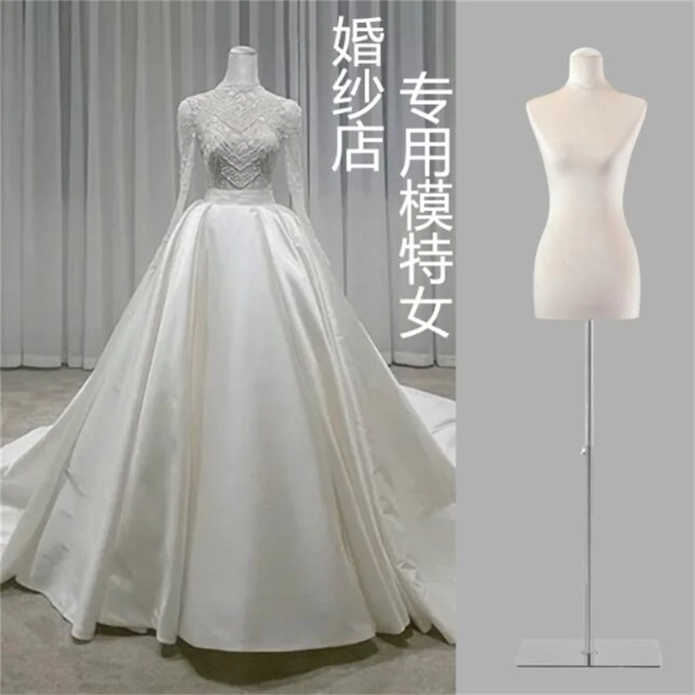 

4style Full Female Art Cltoh Sewing Mannequins Body Base Dress Model Wedding Shop Cheongsam Show Women Can Adjustable Rack E149