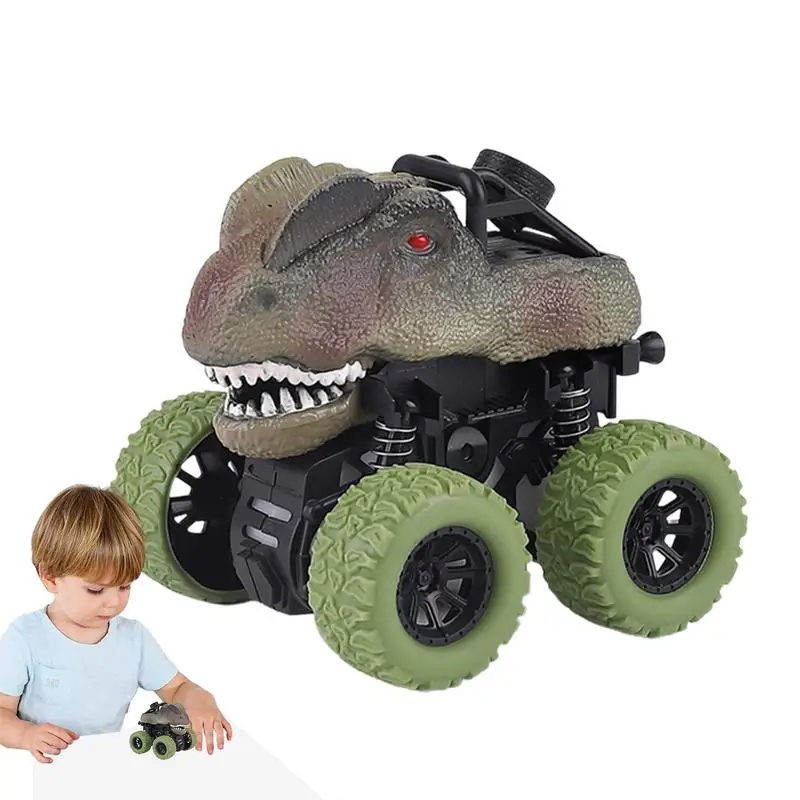 

Dinosaur Toys Cars Truck Friction Powered Dinosaur Truck For Kids Mini Inertia Car Toy For Children Boys Girls Gift