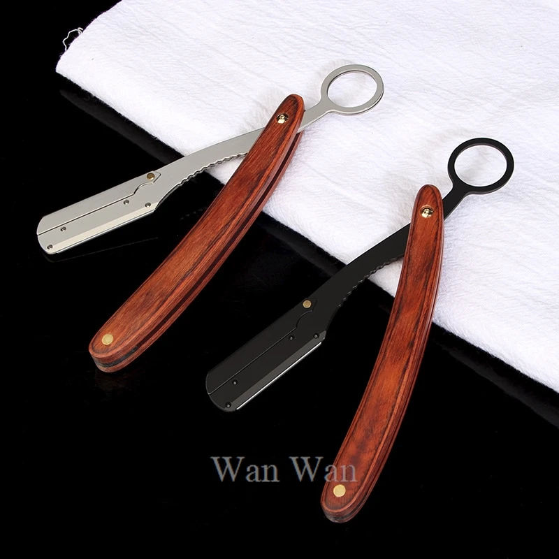 Retro Manual Folding Razor Stainless Steel Straight Edge Shaver Men's Beard And Women's Hair Trimmer Replaceable Shaving Blades
Retro Manual Folding Razor Stainless Steel Straight Edge Shaver Men's Beard And Women's Hair Trimmer Replaceable Shaving Blades
