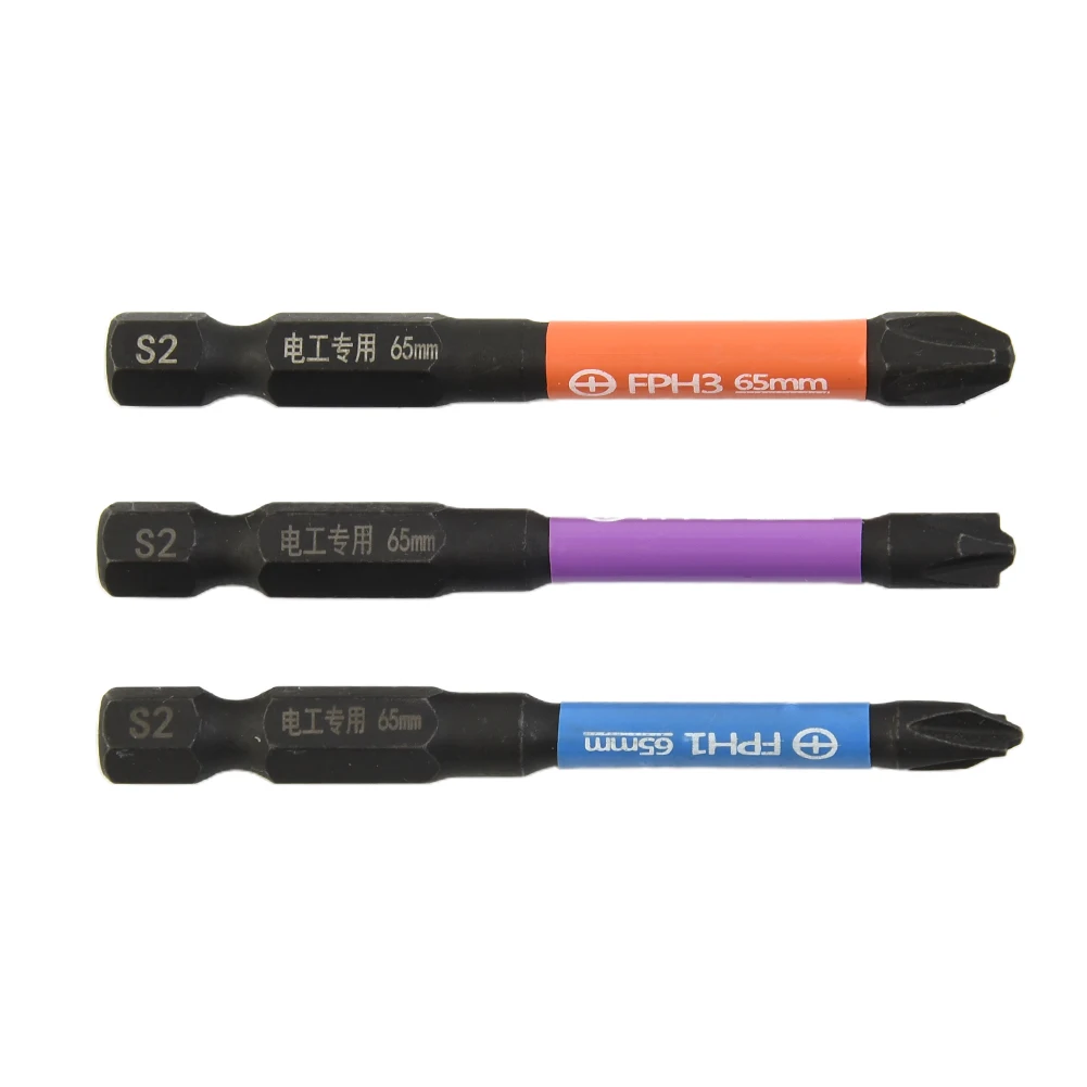Cross Screwdriver Bit 3pcs 65mm Accessories Alloy Steel Drill Bit For Electrician Magnetic PH1 PH2 Hand Tools PH3
Cross Screwdriver Bit 3pcs 65mm Accessories Alloy Steel Drill Bit For Electrician Magnetic PH1 PH2 Hand Tools PH3